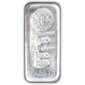 Lingote Plata 1000 gr Argor Heraeus