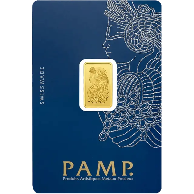 Lingote de Oro de 2.5 Gramos – Pamp Suisse Lady Fortuna